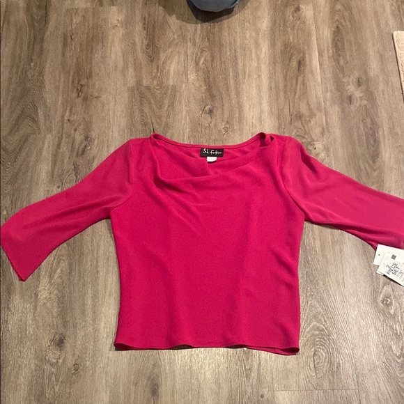 S.L. Fashions Pink Skirt Set NWT - Picture 5 of 9